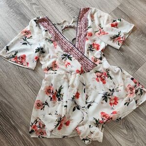 Flowy Flower Romper Large